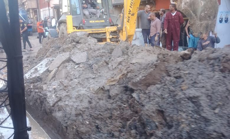 خبر فى صورة :إهمال حى إمبابة يدفع ثمنه سكان شارع الأقصر