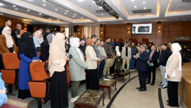 محافظ الدقهلية : يتفقد أعمال الدورة التدريبية المكثفة لمديري ومهندسي التخطيط العمراني