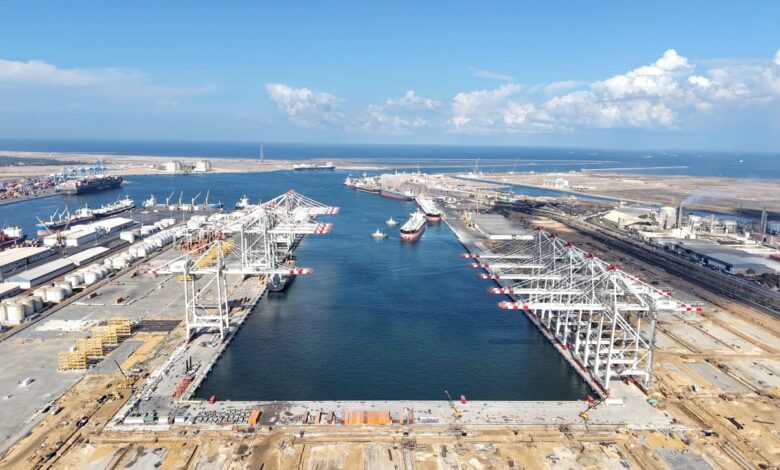 تنفيذ اعمال البنية الفوقية بواسطة شركة دمياط اليانس المشغلة للمحطة