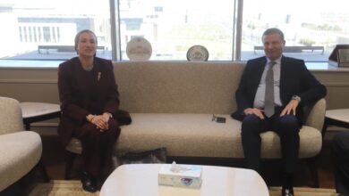 وزير الزراعة يستقبل الأمين التنفيذي لاتفاقية الأمم المتحدة لمكافحة التصحر