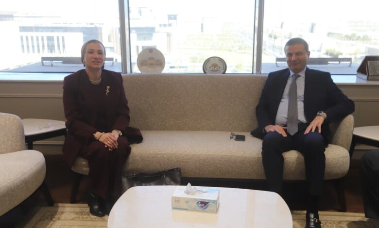 وزير الزراعة يستقبل الأمين التنفيذي لاتفاقية الأمم المتحدة لمكافحة التصحر