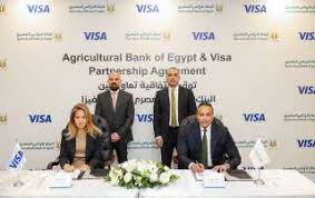 البنك الزراعي المصري يوقع اتفاقية تعاون مع شركة فيزا العالمية لتعزيز التحول الرقمي