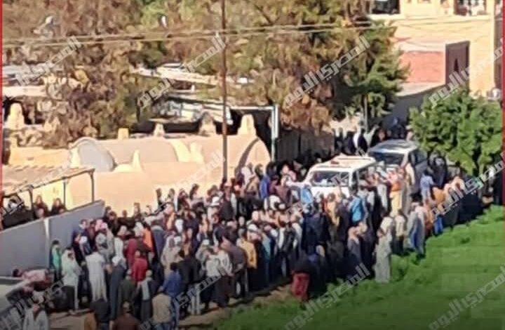 منطقة وعظ القليوبية تشارك في تشييع أشقاء ميت عاصم ببنها الخمسة ضحايا تسريب الغاز