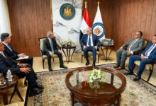 وزير البترول يتابع مع مسئولي "إيني" الإيطالية خطط زيادة الإنتاج وحفر آبار جديدة