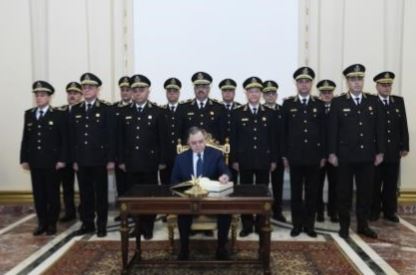 وزير الداخلية و أعضاء المجلس الأعلى للشرطة يسجل كلمة شكر للرئيس السيسي