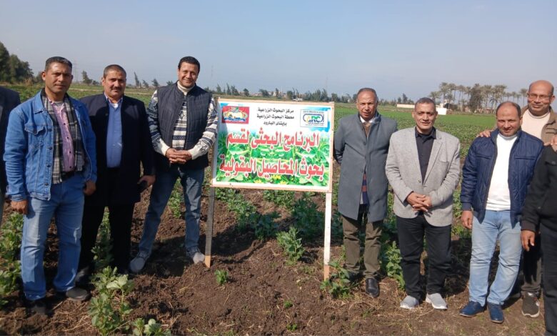 "الزراعة" تتفقد البرامج البحثية وحقول التقاوي بالبحيرة