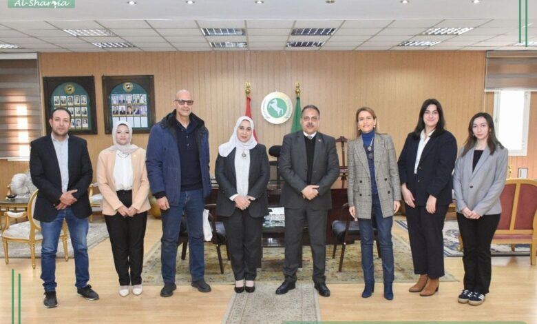 محافظ الشرقية : يستقبل المدير الإقليمي لمكتب اليونسكو بمصر والسودان