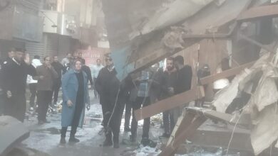 رفع الإشغالات وإعادة الانضباط لشارع ناصر بحي غرب شبرا الخيمة