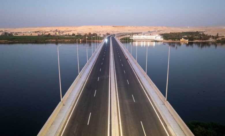 محـور الفشن الحر على النيل بمحافظة بن سويف بطـول 27 كم