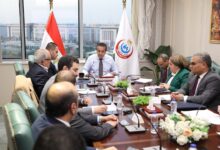 نائب رئيس مجلس الوزراء يعقد اجتماعاً مع إدارة مستشفى جوستاف روسي لعلاج الأورام