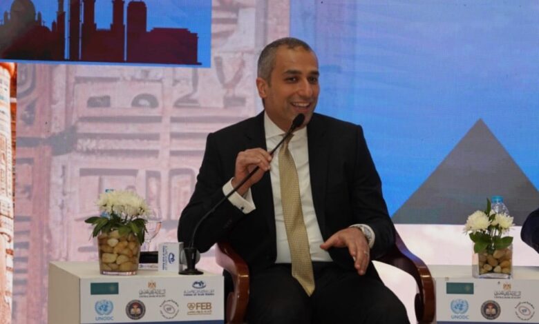 خلال مشاركته في المؤتمر العربي الثاني لمكافحة الاحتيال.. محمد أبو السعود الرئيس التنفيذي للبنك الزراعي المصري،:ضرورة تعزيز وعي العملاء وتأهيل الكوادر المصرفية لمواجهة المستجدات في جرائم الاحتيال