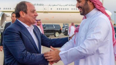 الرئيس السيسي يعود إلى أرض الوطن عقب زيارتة للسعودية