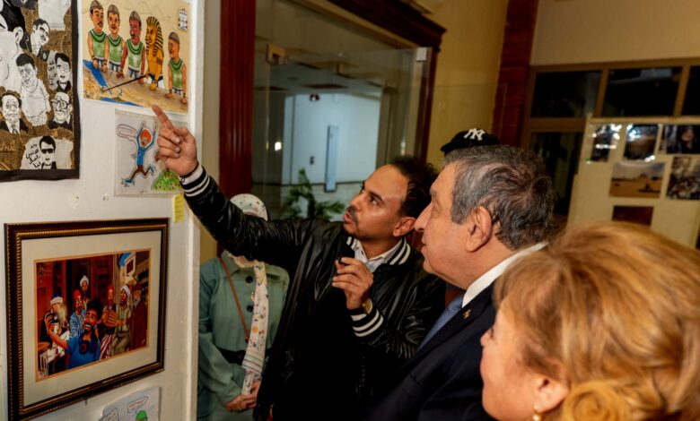 ريشة "محمد الصباغ" تخطف الأضواء في مسابقة "الحضارة الكبرى" برعاية مصر الخير