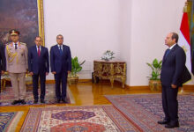 أداء المحافظين ونواب المحافظين الجدد اليمين الدستورية امام الرئيس السيسى