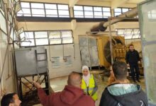 جولة تفقدية لرئيس مجلس إدارة  شركة مياه الشري لمتابعة سير العمل ببنى سويف