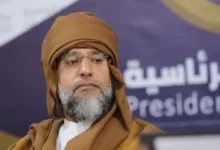 دفن سيف القذافى جنوب مدينة سرت