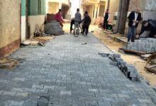 محافظ كفرالشيخ يتابع أعمال تركيب الإنترلوك بسيدي سالم