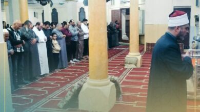 مساجد كفر الشيخ تشهد إقبالاً حاشداً في صلاتي العشاء والتراويح لليلة الرابعة من شهر رمضان