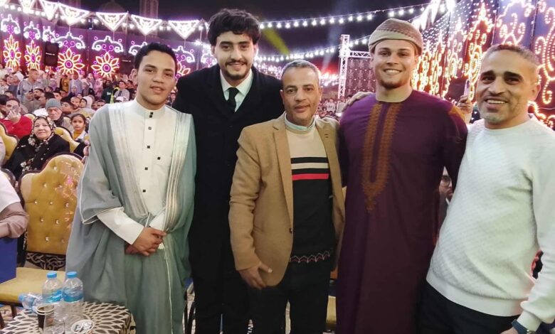 توزيع جوائز حفل مسابقة الماهر بالقرآن بقرية طلا ببنى سويف