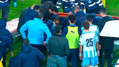 طبيب بيراميدز يكشف محمد حمدي إبراهيم الظهير الأيسر للفريق..بلع لسانه