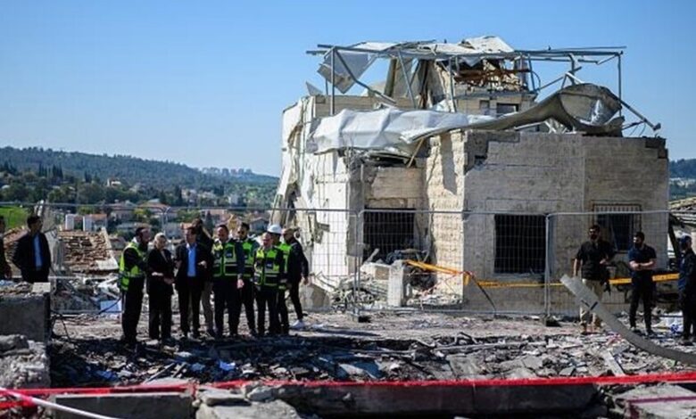 دوي انفجارات في مناطق واسعة من القدس ووسط إسرائيل بعد هجوم صاروخي إيراني