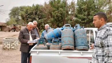 تموين بني سويف يشن حملة رقابية مكثفة على أسطوانات البوتاجاز