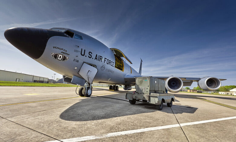 إصلبة 5 طائرات أمريكية للتزويد بالوقود بأضرار جراء تعرضها للقصف الايرانى