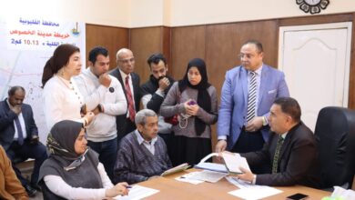 محافظ القليوبية :لقاء الجماهيري لحل مشكلات مواطني  الخصوص والخانكة وشبين القناطر