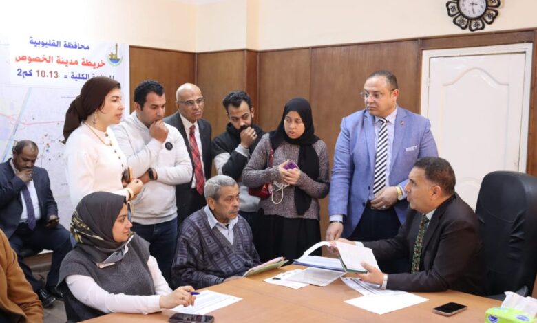 محافظ القليوبية :لقاء الجماهيري لحل مشكلات مواطني  الخصوص والخانكة وشبين القناطر