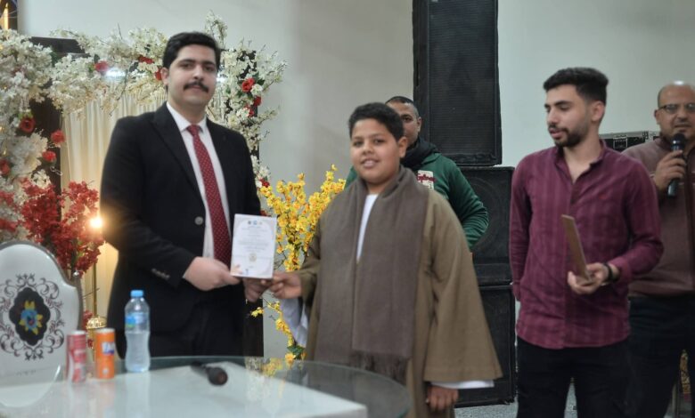 اتحاد شباب مصر المستقبل يكرم 300 طالب وطالبة من حفظة القرآن الكريم بالفشن