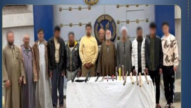 القبض على أطراف مشاجرة عنيفة بين عدد من الأشخاص بقرية منهرو بمركز إهناسيا