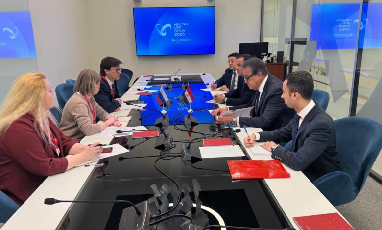 وزير الصحة يبحث مع شركة «Rasotom» الروسية تعزيز التعاون في مجالات الطب النووي