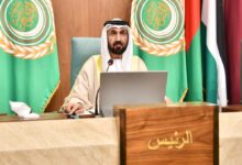 "اليماحي" يجدد دعم البرلمان العربي التام للدول العربية التي تتعرض للعدوان الإيراني