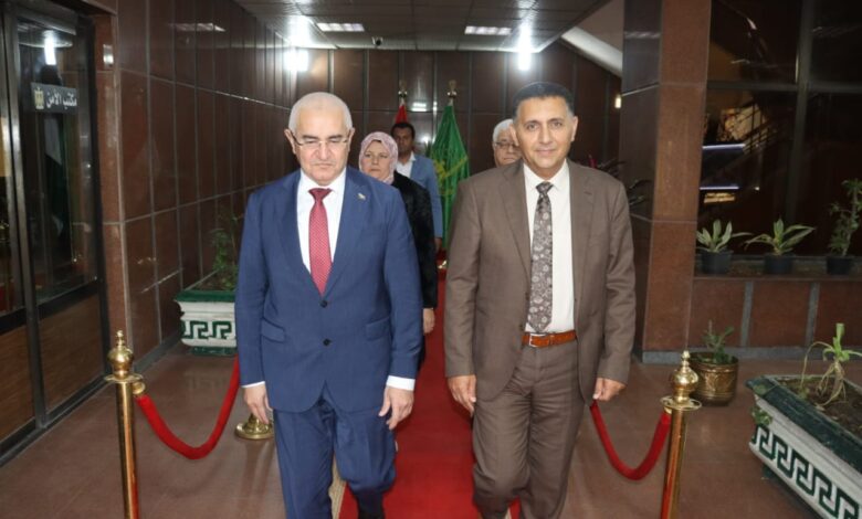 محافظ القليوبية يستقبل سفير أذربيجان لتعزيز التعاون الصناعي والتعليم