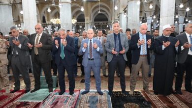 محافظ الغربية يشهد احتفال ليلة القدر من رحاب المسجد الأحمدي بطنطا