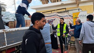 مؤسسة نهضة بني سويف وبنك الطعام يواصلان توزيع الدعم الغذائي خلال رمضان