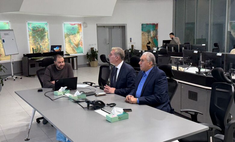 زيارة مفاجئة لوزير البترول والثروة المعدنية إلى مركز التحكم بالشبكة القومية للغاز