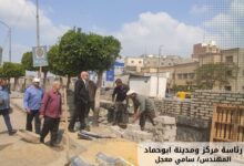 محافظ الشرقية : توسعة مداخل مدينة ابوحاد وإنشاء ممشى حضاري