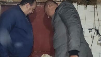 حملات تموينية على المحال التجارية والمنشآت والمخابز بمدينة و مركزقلين