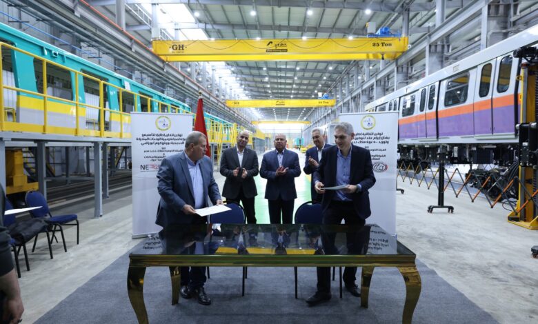 وزير النقل يشهد توقيع اتفاقيتين استراتيجيتين بين الهيئة القومية لسكك حديد مصر ونيرك