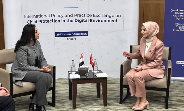 وزيرة التضامن تلتقي وزيرة الأسرة والخدمات الاجتماعية التركية