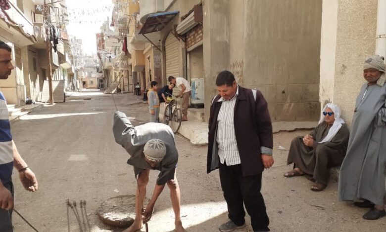 محافظ كفرالشيخ يوجّه بصيانة شبكة الصرف الصحي بقلين