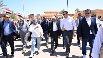 وزير الشباب والرياضة ومحافظ شمال سيناء يتابعان فعاليات المدينة الشبابية بالعريش