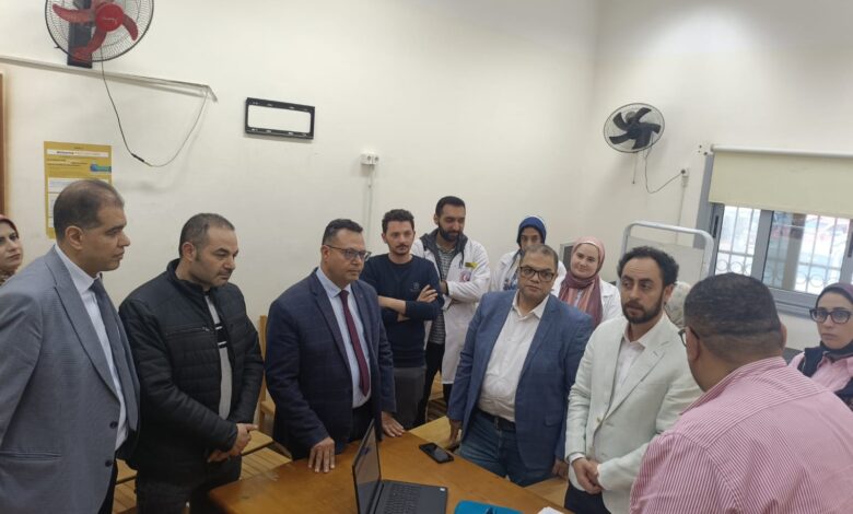 جامعة كفر الشيخ تستقبل لجنة وزارة الصحة لمتابعة وحدة الفيروسات الكبدية