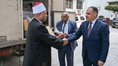 إستلام ٢ طن لحوم من صكوك الاضاحي لتوزيعها المستحقين بالشرقية