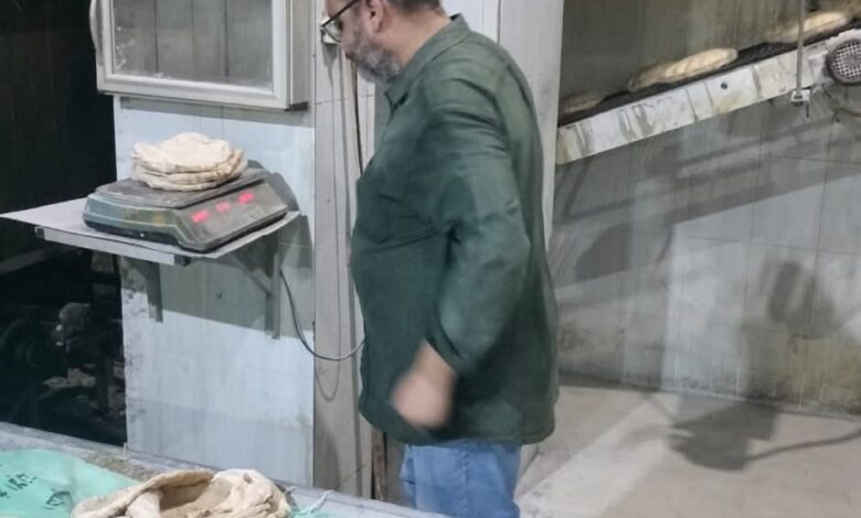 تحرير 7 محاضر تموينية على المخابز بمركز ومدينة دسوق