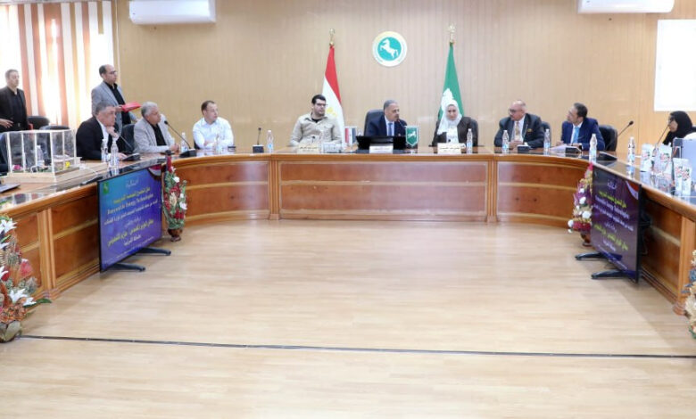 محافظ الشرقية يشهد إحتفالية تخرج متدربي المنحه التدريبيه المتخصصه في تكنولوجيا الطاقة