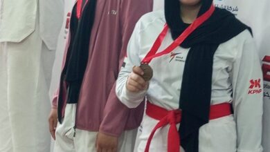 روز الغرباوي تفوز بالميدالية البرونزية فى بطولة الجمهوري للتايكوندو