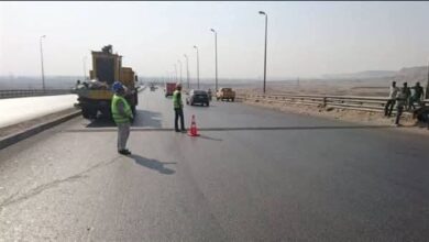 هبوط مفاجئ بكوبرى بنها