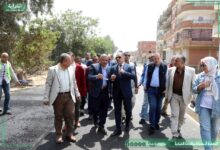 محافظ الشرقية يتفقد إستكمال اعمال توسعة وتأهيل طريق بحر مشتول